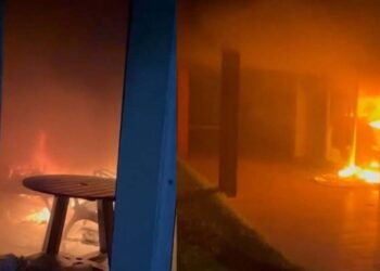 Casas de praia de Antônio Rueda, e da irmã dele foram incendiadas no litoral de Pernambuco