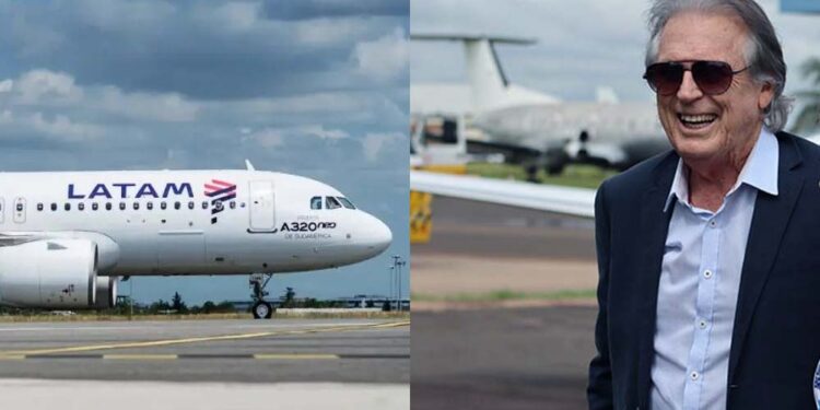 Luciano Bivar volta ao Recife em voo da Latam