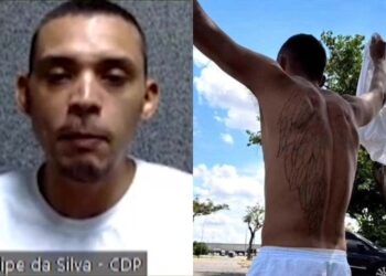 Geraldo Filipe da Silva, 27, foi detido junto com vândalos