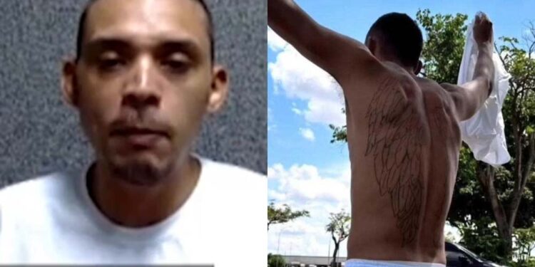 Geraldo Filipe da Silva, 27, foi detido junto com vândalos