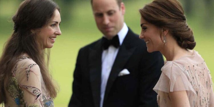 Rose Hanbury, o príncipe William e Kate Middleton,
