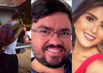 Michel Francisco, o oficial de Justiça Eduardo Lopes e a médica Silvia Helena