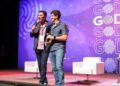 O empresário Janguiê Diniz e o prefeito João Campos (PSB)
