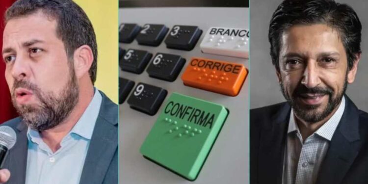 Guilherme Boulos (PSOL) e Ricardo Nunes (MDB) lideram tecnicamente empatados.