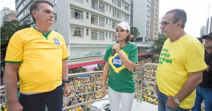 Imagem do ato no dia 25 de fevereiro na Av. Paulista