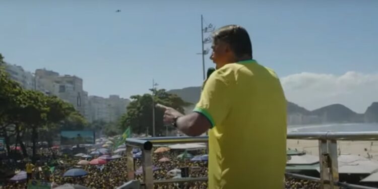 Bolsonaro voltou a pedir anistia em discurso