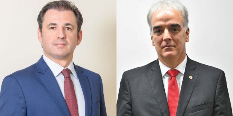 Fernando Ribeiro Lins (OAB-PE) e Marcos Carvalho (MPPE)