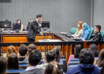Júri simulado em universiadade do Rio Grande do Sul