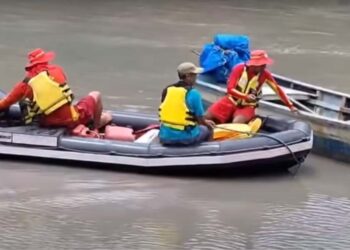 PF, Bombeiros e Polícia Científica estão investigando o caso