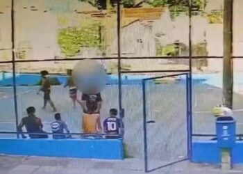 Adolescente foi morto com tiro no rosto em quadra de futebol no bairro de Casa Amarela, na Zona Norte do Recife