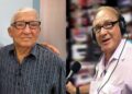 Os jornalista Lenivaldo Aragão (esq.) e o radialista Luciano Duarte (dir.)