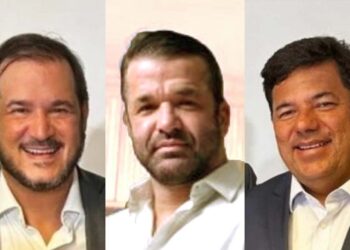 Antônio Rueda, Thiago Brennand e Mendonça Filho