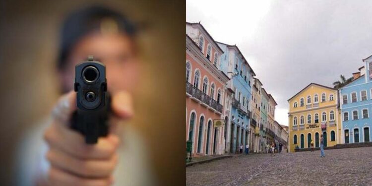 Turista de SP é baleado em Salvador; holandesa teve corrente roubada