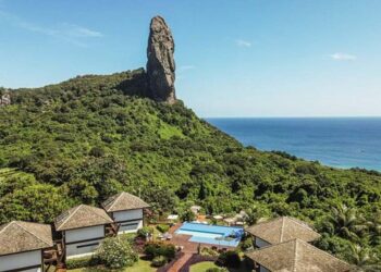 A Pousada Morena é uma das mais luxuosas de Fernando de Noronha