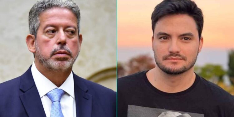 Arthur Lira aciona a Polícia Legislativa contra Felipe Neto por ofensa.