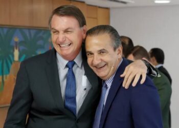 Silas Malafaia e o ex-presidente Jair Bolsonaro.