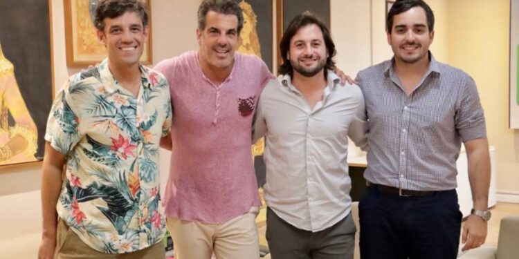 Daniel Coelho, Álvaro Garnero, Rodrigo Carvalheira e Eduardo Loyo (Esq. para dir.)