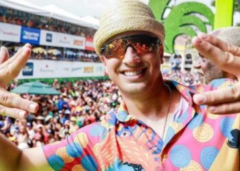 João Campos durante os dias de festas.