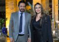 Prefeito Ricardo Nunes (MDB) e a primeira-dama Regina Nunes durante evento em São Paulo.