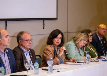 Ministra da Saúde, Nísia Trindade, em anúncio da inauguração de nova fábrica da Hemobrás