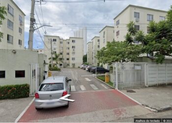 Local onde o alvo foi preso. Bairro de Campo Grande-RJ.