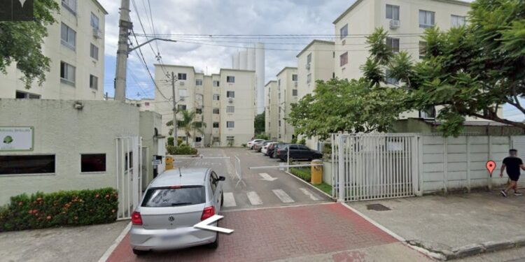Local onde o alvo foi preso. Bairro de Campo Grande-RJ.
