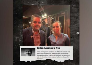 Ricardo Antunes e Stella Assange