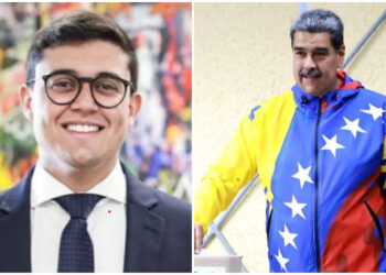 o PCdoB, partido de Victor Marques (à esq.), candidato a vice-prefeito com João Campos(PSB), reconheceu e felicitou o líder bolivariano pela vitória