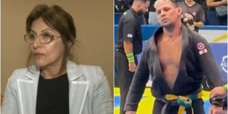 A decisão de liberar Emanuel Adelino da Silva (à dir.) competir foi assinada pela juíza Orleide Roselia Silva (à esq.)