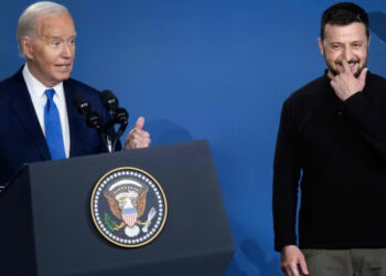 Joe Biden chama Zelensky de Putin durante evento.