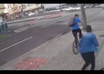 Após o roubo, Santucci, que também é triatleta, saiu correndo atrás do ladrão