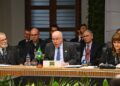 O chanceler do Brasil, Mauro Vieira, durante reunião do Mercosul em Assunção, no Paraguai