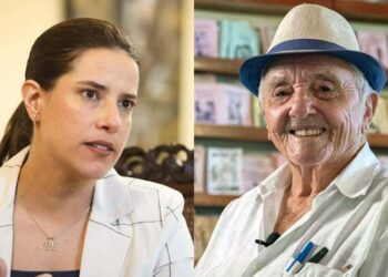 Governadora Raquel Lyra (à esq), decretou luto a J.Borges (à dir.)