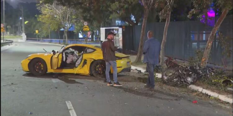 Igor Sauceda, empresário de 27 anos, perseguiu e jogou seu carro contra uma moto conduzida por Pedro Figueiredo, de 21 anos