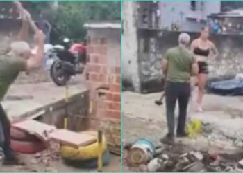 Homem de 43 anos foi flagrado destruindo terreiro de Candomblé na Várzea, Recife.