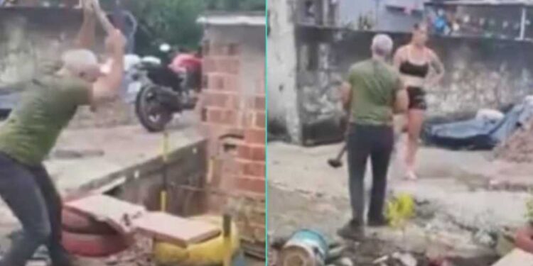 Homem de 43 anos foi flagrado destruindo terreiro de Candomblé na Várzea, Recife.