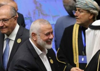 Geraldo Alckmin é fotografo próximo ao líder morto do Hamas, Ismail Haniyeh.