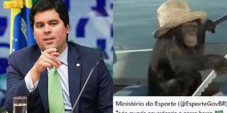 A publicação foi rapidamente apagada e o ministro emitiu uma nota pedindo desculpas.