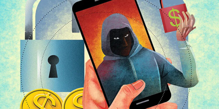 Arte sobre golpes aplicados via celular. (Arte: O Globo)