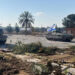 Tanques com a bandeira de Israel na fronteira de Rafah, Gaza, após o controle militar israelense em 7 de maio.