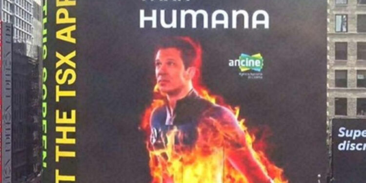 Um dos memes que apareceu na Time Square nos EUA, Haddad como o "Taxa Humana".