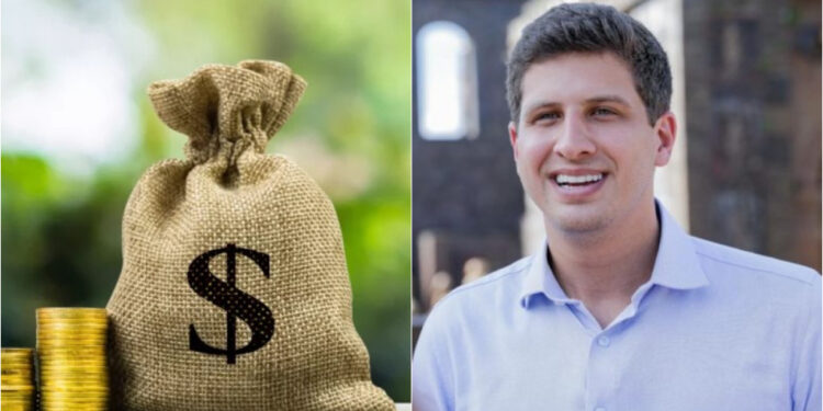 João Campos declarou R$ 2.556.591,98 em aplicações financeiras.