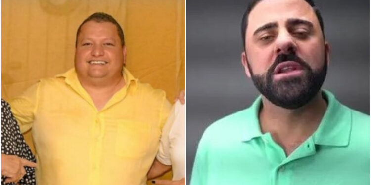 Candidato da situação em Rio Formoso, Berg Hacker (à esq.); Ex-prefeito de Joaquim Nabuco, Neto Barreto (à dir.)