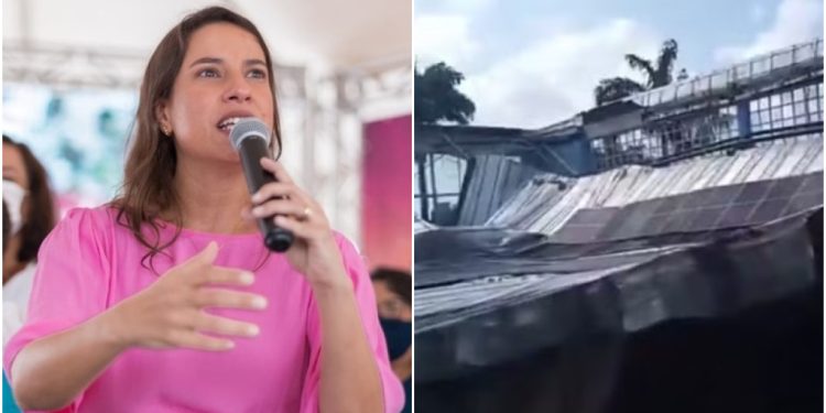 No X, Raquel Lyra falou que está no Sertão do estado para uma agenda administrativa, mas que já está ciente do ocorrido