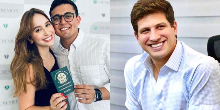 Da esq. para dir.: Maria Eduarda Lima, Victor Marques e João Campos