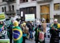 Ministro do STF utiliza órgão do TSE para levantar informações sobre manifestantes em evento privado.