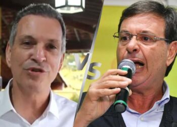 Gilson (dir) expulsou o tio João Machado (esq) da cerimônia