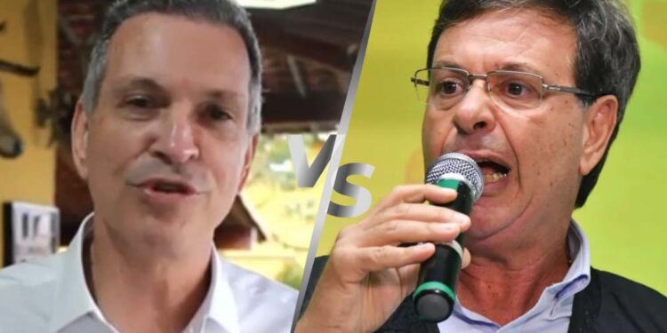 Gilson (dir) expulsou o tio João Machado (esq) da cerimônia