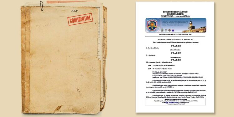 Informações sobre punição estão disponíveis no site da PM-PE