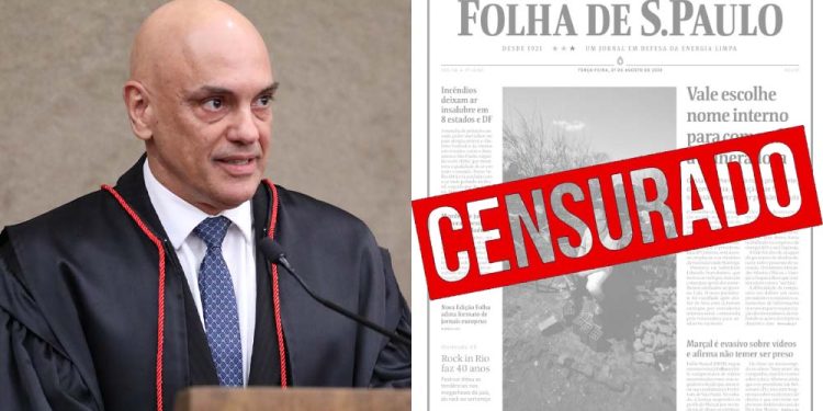Decisão de Moraes gera críticas por ferir a liberdade de imprensa